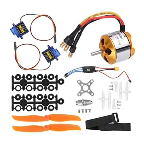 Boddceto 2212 1400KV Motor + 8060 Propeller + SG90 9G Servo + 30A XT60 ESC RC Helikopterteile für RC-Quadcopter-Helikopter von Boddceto