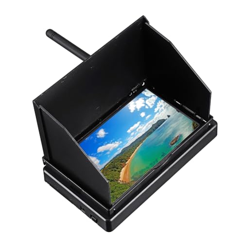 Boddceto 5,8G 48CH 4,3 LCD 480X272 16:9 NTSC/PAL FPV Monitor Automatische Suche mit OSD Eingebauter für RC Drone Ersatzteile Zubehör 1 Stück von Boddceto