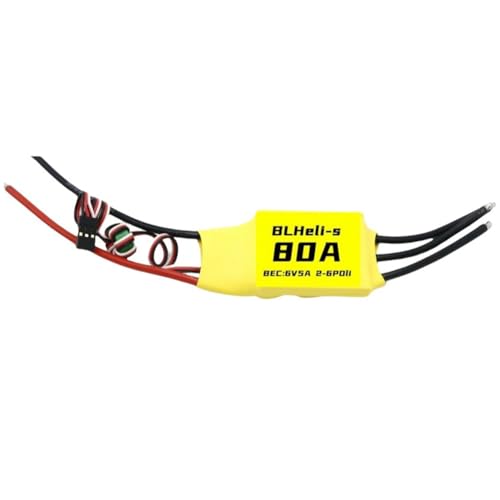 Boddceto BLHeli Brushless ESC 80A ESC 6V 5A 2-6S für RC FPV Starrflügel Multirotor Drohne DIY Teile A von Boddceto