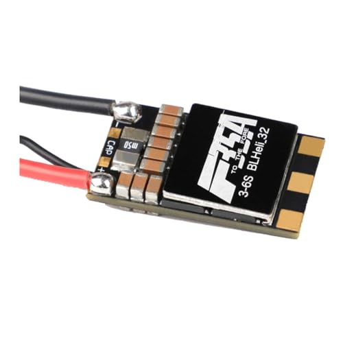 Boddceto BLHeli32 F35A F45A 3-6S BLHeli 3-6S Lipo 35A Brushless ESC Eingebauter Programmierbarer RGB-LED für FPV-RC-Renn-Drohne Flugzeug A von Boddceto