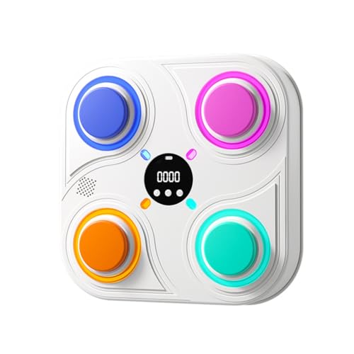 Boddceto Bluetooth-Musik-Boxtrainer für Kinder, Wandmontiertes Elektronisches Box-Zielpolster, Boxmaschine zum Stressabbau von Boddceto