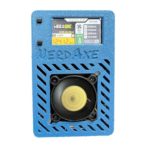 Boddceto Nerdaxe Miner Nerdminer 500GH/S S19XP BM1366 ASIC Bitaxe Bitcoin Micro Miner 1.9inch Display Lotterie Miner EU -Stecker von Boddceto