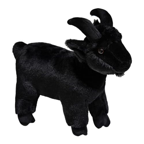 Boddceto Ranch Animal Series Weiche Süße Simulation Ziege Lebensechte Plüschtierpuppe Kindergeschenk 40cm B von Boddceto