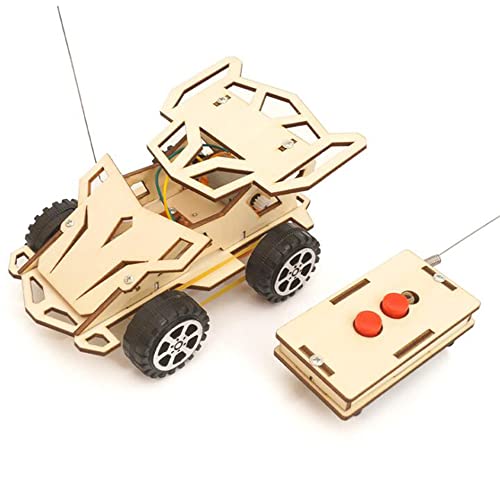 Boddceto STEM Spielzeug Wissenschaft Projekt Bildung DIY Satz Drahtlose 4WD Fernbedienung Automodell Wissenschaftliches Experiment Spielzeug SäTze von Boddceto