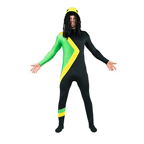 Bodysocks Jamaikanischer Bobschlitten Cool Running Kostüm (Klein) von Bodysocks