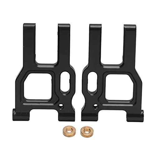 2-teiliges Upgrade der Vorderradschwinge aus Aluminiumlegierung für LC Racing PTG 2 1/10 RC-Auto, ferngesteuertes Autozubehör, einfache Installation, verbessert die Leistung, (Black) von Bognajin