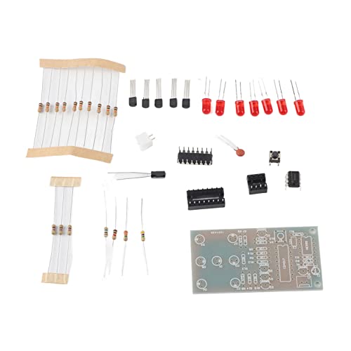 4,5 5 V DIY elektronisches LED-Würfel-Kit, basierend auf NE555-Oszillatorschaltung, ersetzt echte Würfel für mehr Spaß, Lange Lebensdauer, von Bognajin