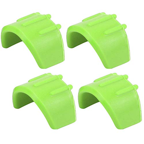 Bognajin 4PCS RC Stoßdämpfungsabdeckungen, verschleißfestes Dämpfungszubehör für 1/8 ferngesteuertes Auto, Leichter Kunststoff zur Verbesserung der Leistung (Green) von Bognajin