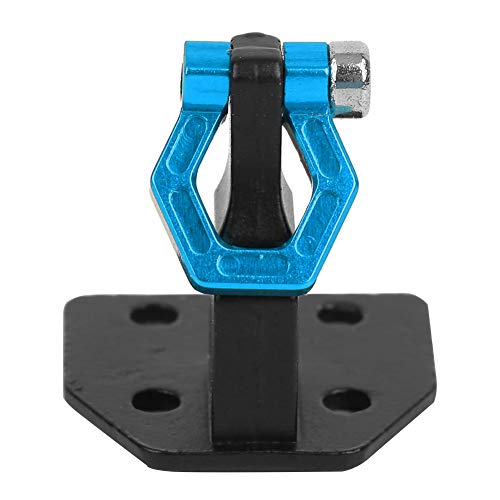 Bognajin Abschlepphaken aus Aluminiumlegierung, fest montiertes Zubehör für AXIAL SCX10 1/10 RC-Spielzeugauto, robust und praktisch, in Rot und Blau erhältlich, Lochabstand ca. 10 mm (Blue) von Bognajin