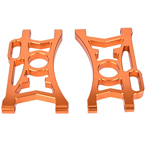 Bognajin Robuster hinterer Oberarm aus Aluminiumlegierung, CNC-gefräst, anodische Oxidation, einfache Installation, für RC 1/5 HPI Racing Car Baja RC-Fahrzeug, Upgrade-Zubehör, (A85402-OR Orange) von Bognajin