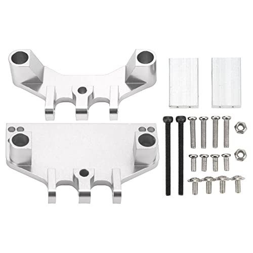 Bognajin Servo-Verbindungshalterung aus Aluminiumlegierung, leicht und robust für MN86K MN86KS MN86 MN86S 1/12 RC-Serienautos, einfache Installation, Hochleistungs-Upgrade (Silver) von Bognajin