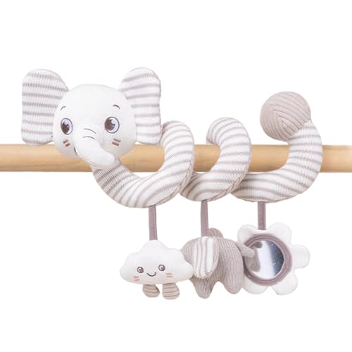 Bohany Autositz Spielzeug - Spiral Kinderwagen Spielzeug | Tierische Lernaktivitäten für und Mädchen für Kinderbett Reisebett Reisen Park Urlaub und Outdoor Bohany Autositz Spielzeug - Spiral Kinderwagen Spielzeug | Tierische Lernaktivitäten für und Mädchen für Kinderbett Reisebett Reisen Park Urlaub und Outdoor von Bohany