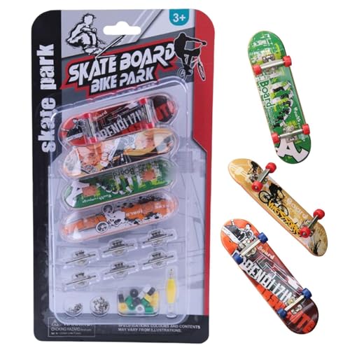 Bohany Finger -Skateboards für Kinder, Finger -Skateboardspielzeug - Kleines sensorisches Spielzeug,Lustige Kinder Reisespiele, tragbare Roadtrip -Aktivitäten für, Mädchen von Bohany