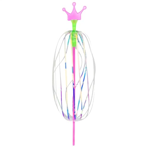 Bohany Kids Spinner Twirler, Spinner Wand für Kinder,Regenbogenmagie glühend verdreher Bubble Zauberstab - Bubble -Spielzeug rotierender Stock, interaktiver Spielzeug Zauberstab, Goodie -Bag -Stuffers von Bohany