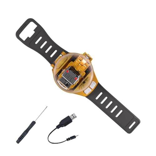 Bohany Watch fern Control Car Toy, Fernbedienungs -Uhr -Auto für Kinder - Racing Watch Car Toy,2,4 GHz Langstrecken -Interaktive Fahrzeuge Spiel mit USB -Ladung, Staubbedeckung für Kinder Mädchen von Bohany