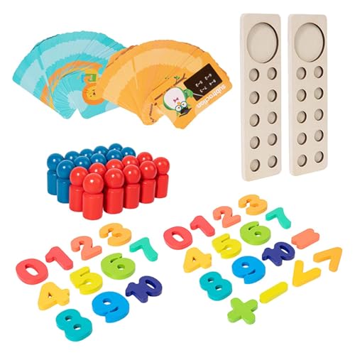 Bohany Zählspielzeug für Kleinkinder, Mathe-Spiele für Kinder von 5 bis 7 Jahren - Vorschulspielzeug Mathe Manipulatives Kindergarten Mathe | Additions- und Subtraktionsspiele, Lern- und von Bohany