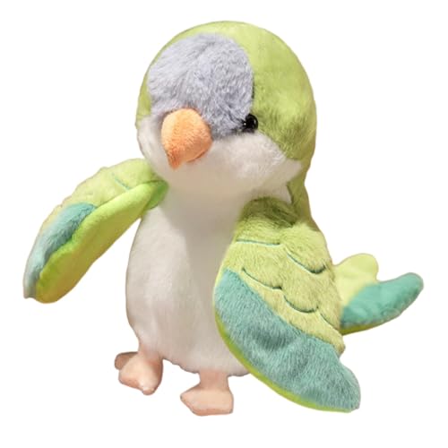 Lustiges Plüschtier,interaktives Stofftier,Haustier Vogel,Vogelhandpuppen,realistische Papageienhandpuppen,Plüsch Handpuppen Kinder Weiche Realistische Vogelrollenspiele Actionfigur Für Mädchen von Bohany