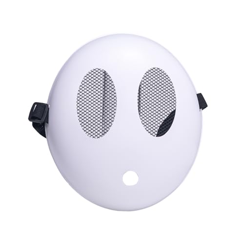 Bohue Shy Guy Maske Anime Masken Halloween Cosplay Kostüm Weiße Masken Lustige Anime Jungen Maske für Maskerade Cosplay Requisiten Bohue Shy Guy Maske Anime Masken Halloween Cosplay Kostüm Weiße Masken Lustige Anime Jungen Maske für Maskerade Cosplay Requisiten von Bohue