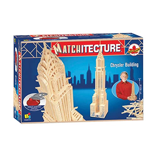 Streichholz-Puzzle 3D - Matchitecture : Chrysler Building von Bojeux