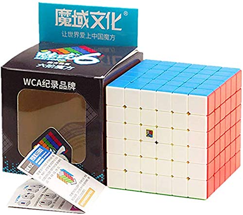 Bokefenuo Cuber Moyu Meilong Speed Cube 6x6 Stickerless Meilong Puzzle 6x6x6 Toys for Kids Magic Cube von Bokefenuo Cuber