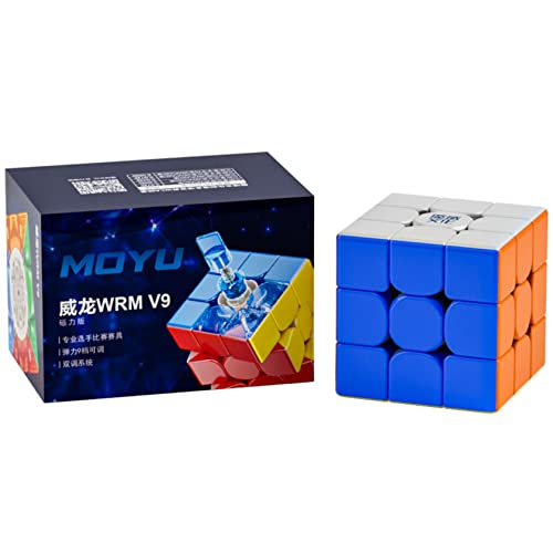 Bokefenuo Moyu Weilong WRM V9 3x3 Speed Puzzle Magnetic Cube Toys for Kids WR M Magic 2023 Magnetic Cube von Bokefenuo Cuber