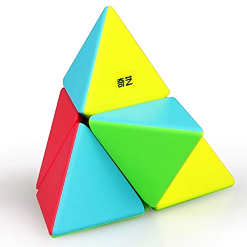 Bokefenuo QY 2x2 Pyramid Speed Cube QY Triangle Magic Cube Puzzle Toys for Kids von Bokefenuo Cuber