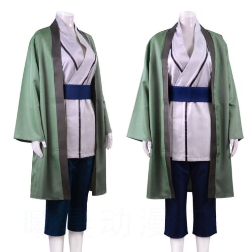 Anime Tsunade Cosplay Kostüm Uniform Full Set Halloween Party Maskerade Outfit (Tsunade,XXL) von Bokerom