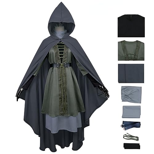 Bokerom Anime Elden Ring Melina Cosplay Outfit Halloween Kostüm Party Rollenspiel Uniform Full Set (Suit,L) von Bokerom