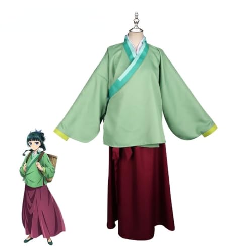 Anime The Apothecary Diaries Cosplay Kostüm Für Maomao Outfit Kimono Outfit Halloween Party Uniform Anzug (Maomao,3XL) von Bokerom