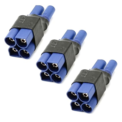 3-stück EC5 Serie Stecker 1-Buchse auf 2-Männlich Adapter für DJI Phantom RC Modus Hubschrauber Quadcopter (EC5 Serie Adapter) von Boladge