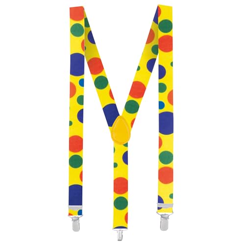 Boland - Hosenträger, 1 Stück, Elasthan, Gummi, Metallschließe, Lederpatch, Suspenders, Motiv, Verkleidung, Kostüm, Mottoparty, Karneval Boland - Hosenträger, 1 Stück, Elasthan, Gummi, Metallschließe, Lederpatch, Suspenders, Motiv, Verkleidung, Kostüm, Mottoparty, Karneval von Boland