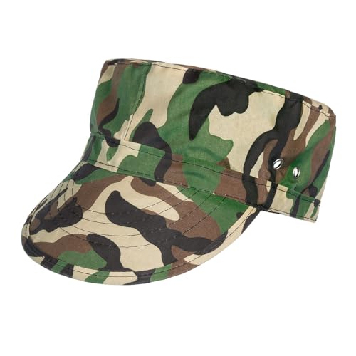 Boland 01233 - Mütze Soldat mit Camouflage Muster, Kopfbedeckung für Faschingskostüme, Zubehör für Soldaten Kostüm von Boland