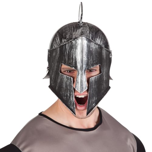 Boland 01375 - Ritter-Helm, für Erwachsene, Kopfbedeckung, Gladiator, Kämpfer, Kostüm, Karneval, Mottoparty Boland 01375 - Ritter-Helm, für Erwachsene, Kopfbedeckung, Gladiator, Kämpfer, Kostüm, Karneval, Mottoparty von Boland