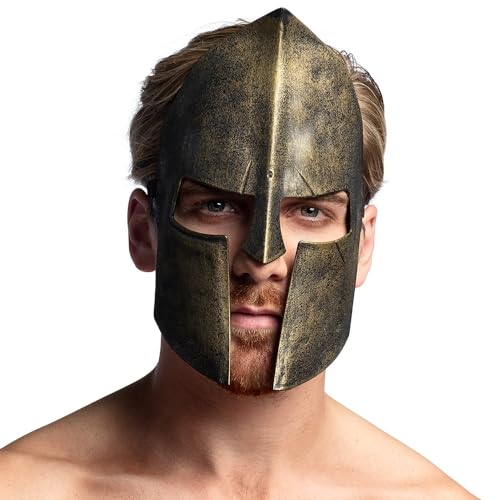 Boland 01421 - Maske Spartaner, Römer, Krieger, Gladiator, Kostüm Zubehör für Karneval und Mottoparty von Boland