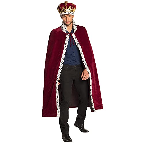 Boland 36104 - Kostüm Majestät, Hut und Königsmantel, Set Herzog für Erwachsene, Krone und Umhang, aus Plüsch, Karneval, Fasching, Fastnacht, Mottoparty, 140 Boland 36104 - Kostüm Majestät, Hut und Königsmantel, Set Herzog für Erwachsene, Krone und Umhang, aus Plüsch, Karneval, Fasching, Fastnacht, Mottoparty, 140 von Boland