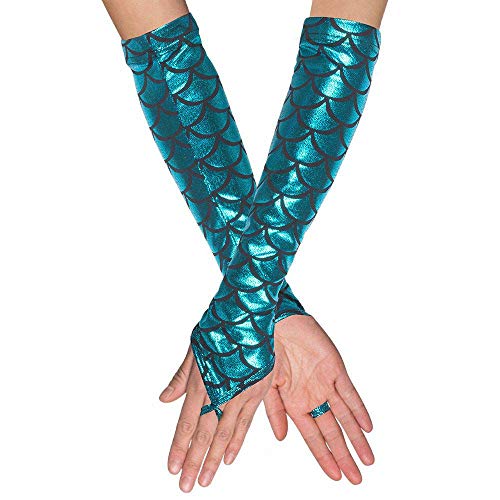Boland 51027 - Handschuhe Meerjungfrau, für Erwachsene, Einheitsgröße, Schuppenmuster, Unterwasserwelt, Accessoire, Mottoparty, Karneval Boland 51027 - Handschuhe Meerjungfrau, für Erwachsene, Einheitsgröße, Schuppenmuster, Unterwasserwelt, Accessoire, Mottoparty, Karneval von Boland