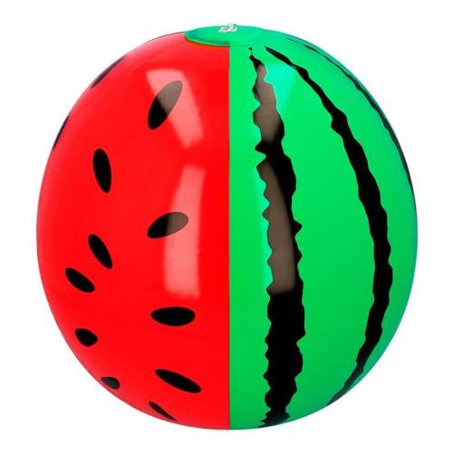 Boland 52078 - Aufblasbare Wassermelone, 35 cm, Wasserspielzeug, Dekoration, Party Deko für Pool, Sommerfest und Mottoparty von Boland