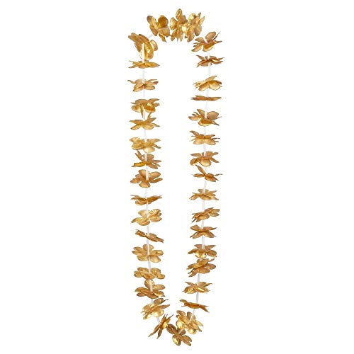 Boland 52208 - Hawaiiketten, 20 Stück, gold, Blumenketten, Halskette, Halsschmuck, Accessoire, Beach Party, Partydekoration, Mottoparty, Karneval Boland 52208 - Hawaiiketten, 20 Stück, gold, Blumenketten, Halskette, Halsschmuck, Accessoire, Beach Party, Partydekoration, Mottoparty, Karneval von Boland