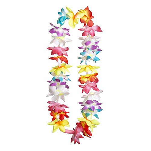 Boland 52235 - Hawaiikette Sommer-Flash mit LED-Leuchten, Halskette mit Blüten und Beleuchtung, Länge 50 cm, Strand, Sommer, Garten, Kostüm, Karneval, Mottoparty Boland 52235 - Hawaiikette Sommer-Flash mit LED-Leuchten, Halskette mit Blüten und Beleuchtung, Länge 50 cm, Strand, Sommer, Garten, Kostüm, Karneval, Mottoparty von Boland
