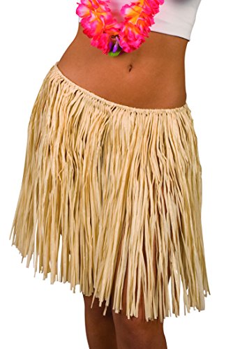 Boland 52429 - Hawaii-Rock aus Bast, circa 40 cm, Einheitsgröße, beige Boland 52429 - Hawaii-Rock aus Bast, circa 40 cm, Einheitsgröße, beige von Boland