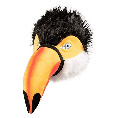 Boland 52599 - Gesichtsmaske Toucan, Plüsch, Maske, Tier, Mottoparty, Karneval von Boland