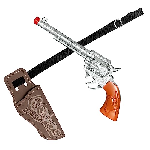 Boland 54384 - Cowboy-Set, Pistole und Gürtel mit Halfter, Kostüm Zubehör für Karneval und Mottoparty, Accessoire für Faschingskostüme von Boland