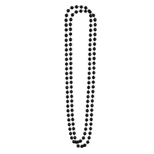 Boland 64282 - Perlenketten, 2 Stück, schwarz, Halskette, Schmuck, Accessoire, Perlenband, Mottoparty, Charleston, The Great Gatsby, Karneval Boland 64282 - Perlenketten, 2 Stück, schwarz, Halskette, Schmuck, Accessoire, Perlenband, Mottoparty, Charleston, The Great Gatsby, Karneval von Boland