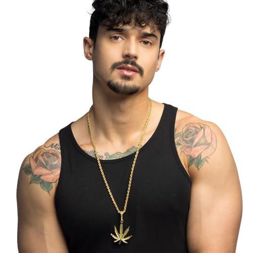 Boland 64306 - Halskette Pimp, Gold, Mode-Schmuck, Gangster, Millionär, Geschenk, Accessoire, Kostüm, Karneval, Mottoparty Boland 64306 - Halskette Pimp, Gold, Mode-Schmuck, Gangster, Millionär, Geschenk, Accessoire, Kostüm, Karneval, Mottoparty von Boland