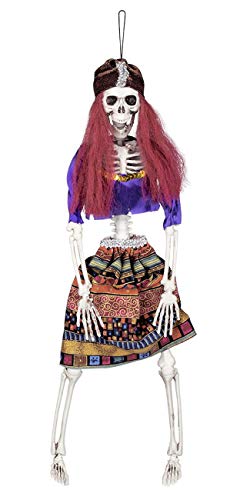 Boland 71998 - Dekoration Skelett, mehrfarbig, Halloween-Accessoire, Halloween-Party von Boland