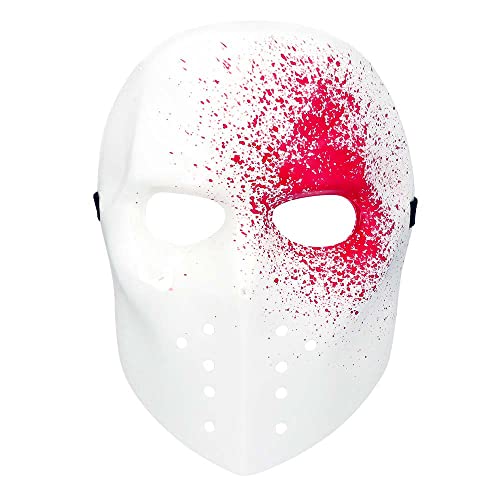 Boland 72276 - Maske Blutiger Killer, Gesichtsmaske, Eishockey-Maske, Bloody Killer, Psycho, Accessoire, Halloween, Karneval, Mottoparty von Boland