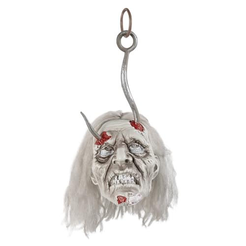 Boland 72340 - Zombie Kopf mit Lichtern, Interaktive Dekoration für Halloween und Karneval Boland 72340 - Zombie Kopf mit Lichtern, Interaktive Dekoration für Halloween und Karneval von Boland