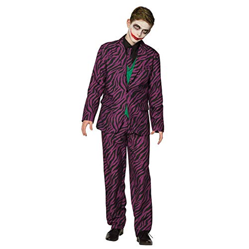 Boland 79202 - Kinderkostüm Bösewicht, Krawatte, Jacke 2 in 1 und Hose, Anzug, Kostüm für Teenager, Junge, Psycho, Halloween, Karneval, Mottoparty von Boland