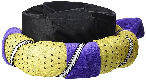 Boland 81002 - Hut Turban Sultan Orient für Faschingskostüme, Plüsch Mütze für Kostüme zu Karneval und Mottoparty, arabischer König, Violett von Boland