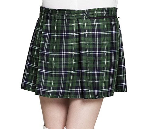 Boland 81230 - Rock Mrs Tartan, Grün, kariert, Schotten-Rock, Schottin, Lady, Schottland, Kostüm, Karneval, Mottoparty Boland 81230 - Rock Mrs Tartan, Grün, kariert, Schotten-Rock, Schottin, Lady, Schottland, Kostüm, Karneval, Mottoparty von Boland